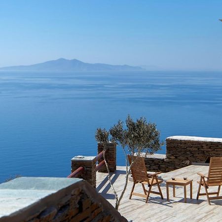 Acron Andros - Luxury Villa With Private Pool Korthio Eksteriør bilde