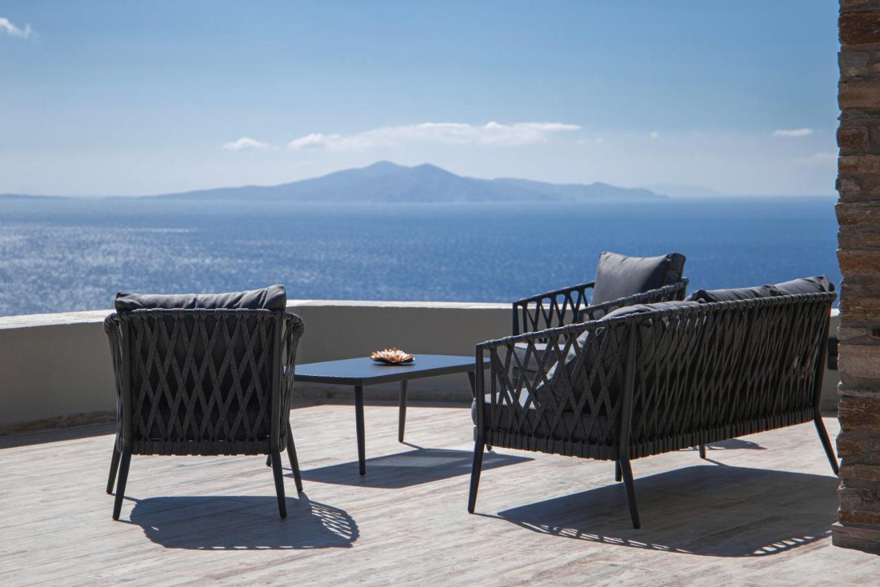 Acron Andros - Luxury Villa With Private Pool Korthio Eksteriør bilde