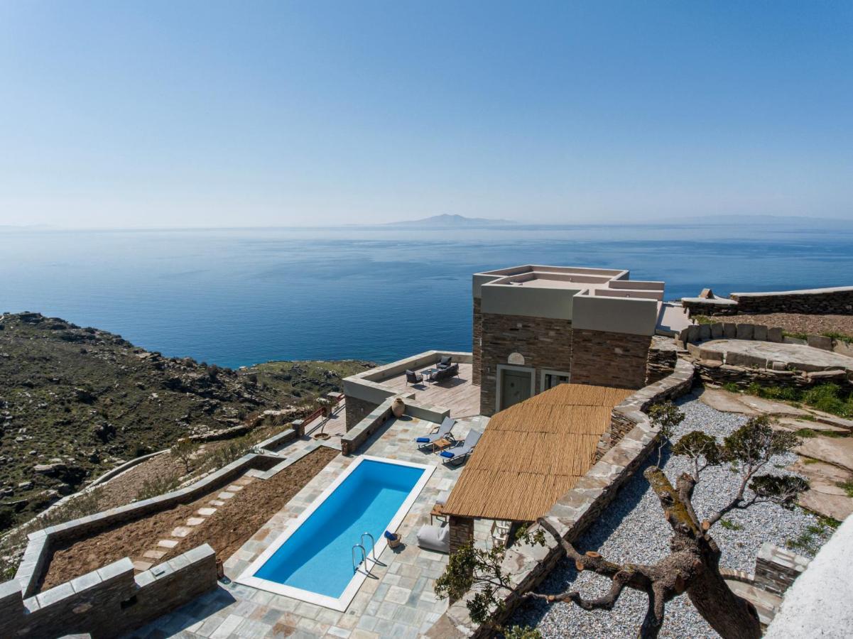 Acron Andros - Luxury Villa With Private Pool Korthio Eksteriør bilde