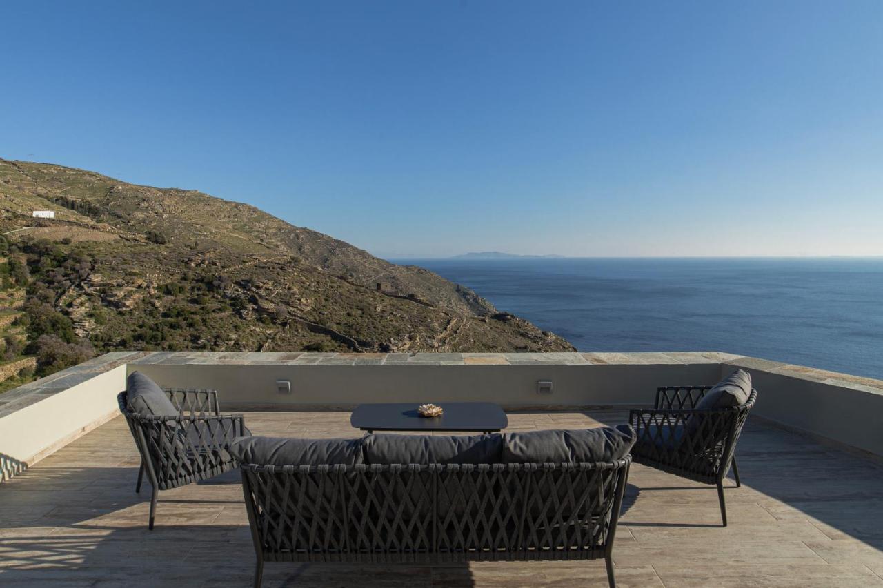 Acron Andros - Luxury Villa With Private Pool Korthio Eksteriør bilde