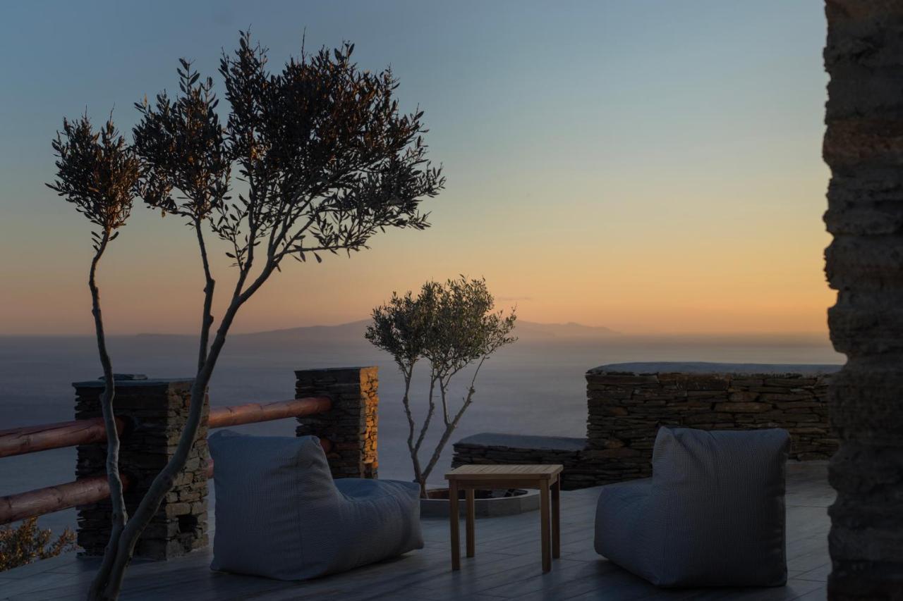 Acron Andros - Luxury Villa With Private Pool Korthio Eksteriør bilde
